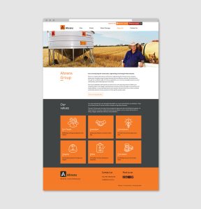 Ahrens Rural Website Development